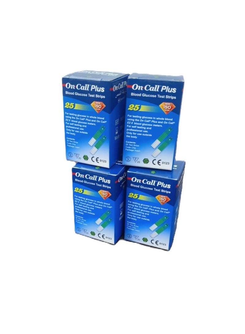 أون كول بلاس شرائط قياس السكر 50 شريط (عرض 1+1 هدية )